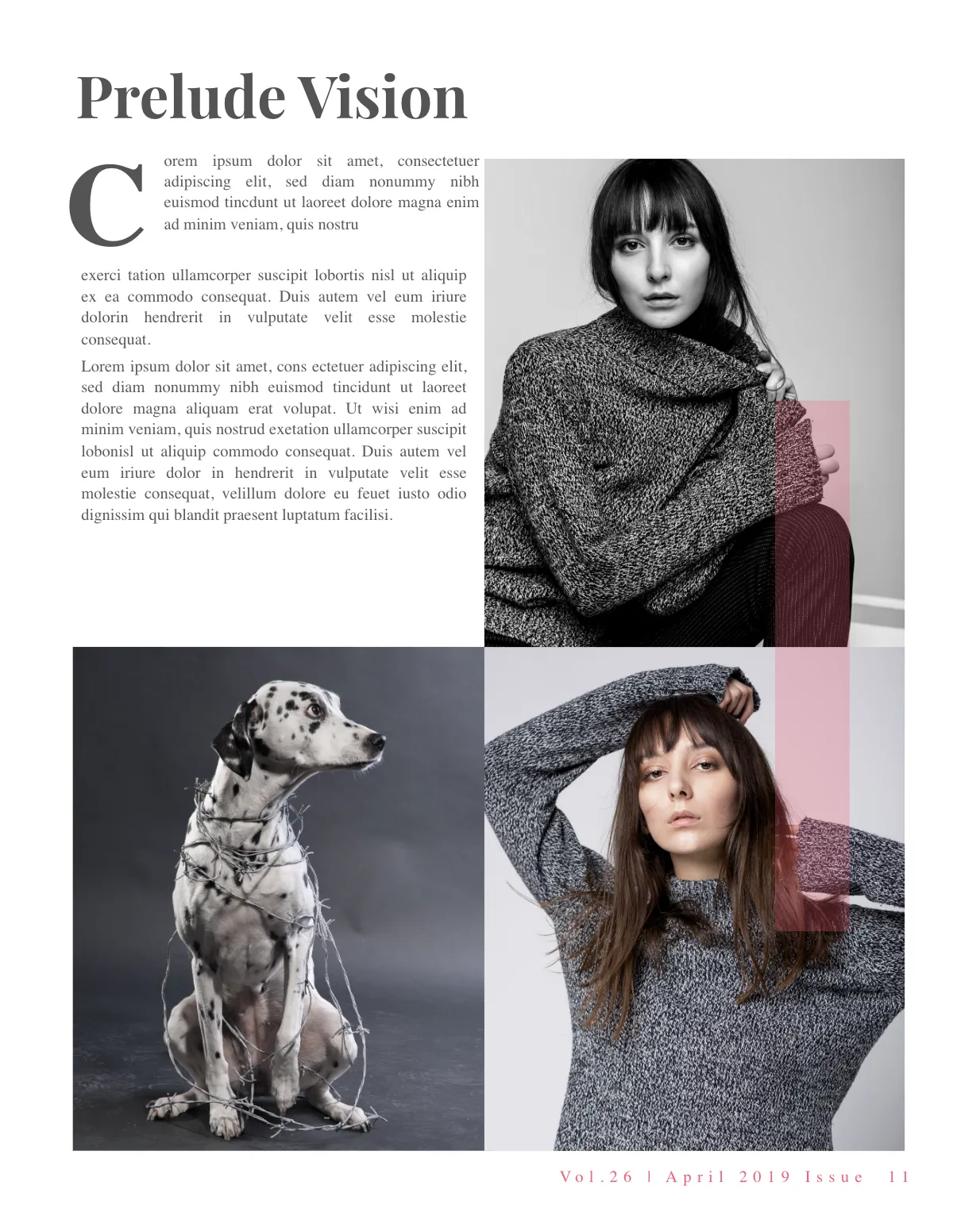 Free Studio Lookbook Magazine Template to Edit Online