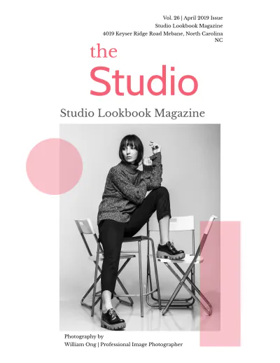 Free Studio Lookbook Magazine Template to Edit Online