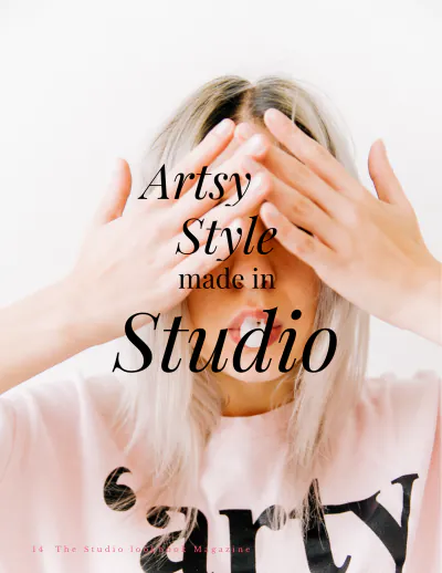 Free Studio Lookbook Magazine Template to Edit Online