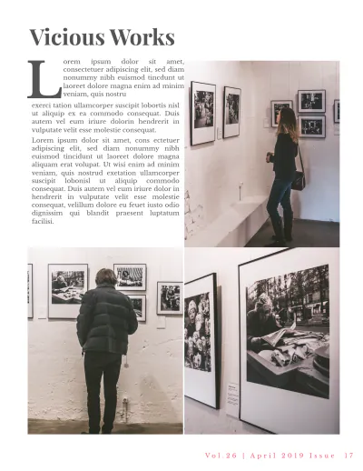 Free Studio Lookbook Magazine Template to Edit Online