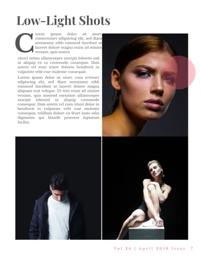 Free Studio Lookbook Magazine Template to Edit Online