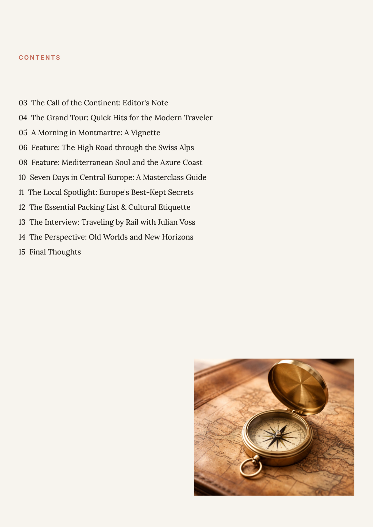 Free World Travel Magazine Template to Edit Online