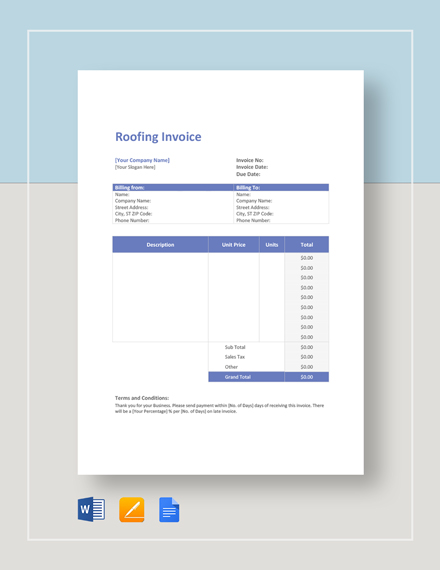 66 excel invoice templates download ready made templatenet