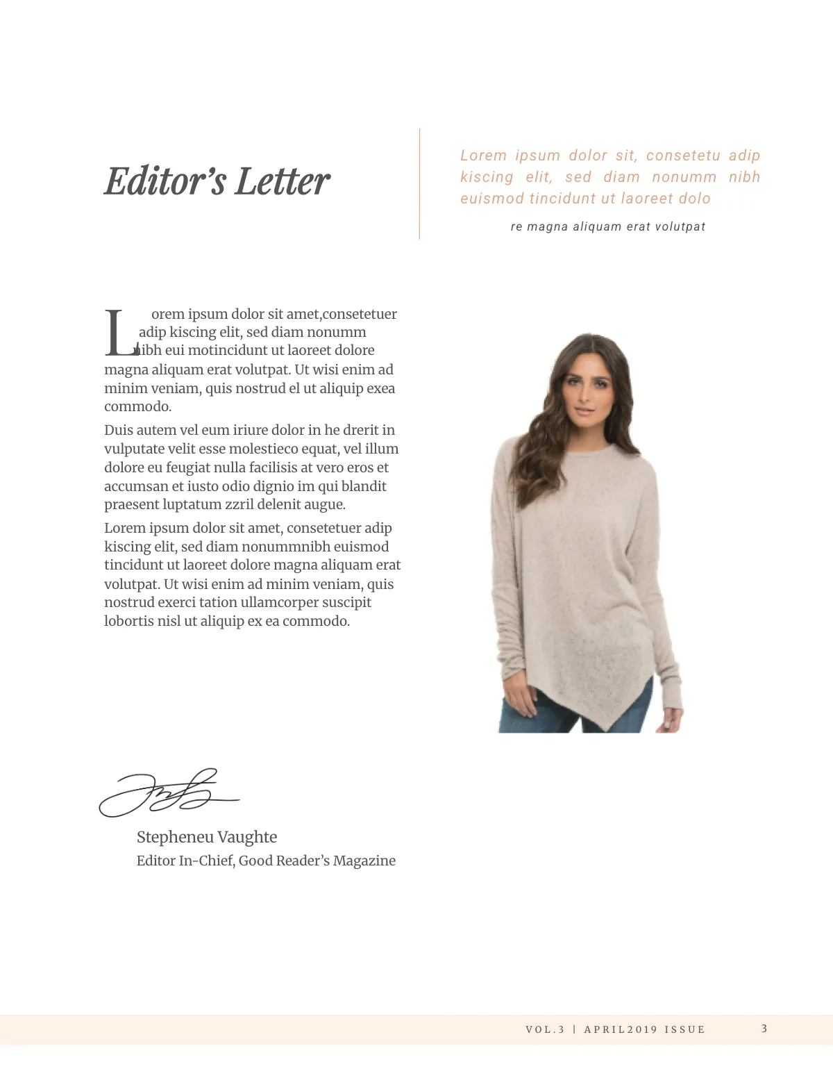 Free Bridal Wedding Magazine Template to Edit Online