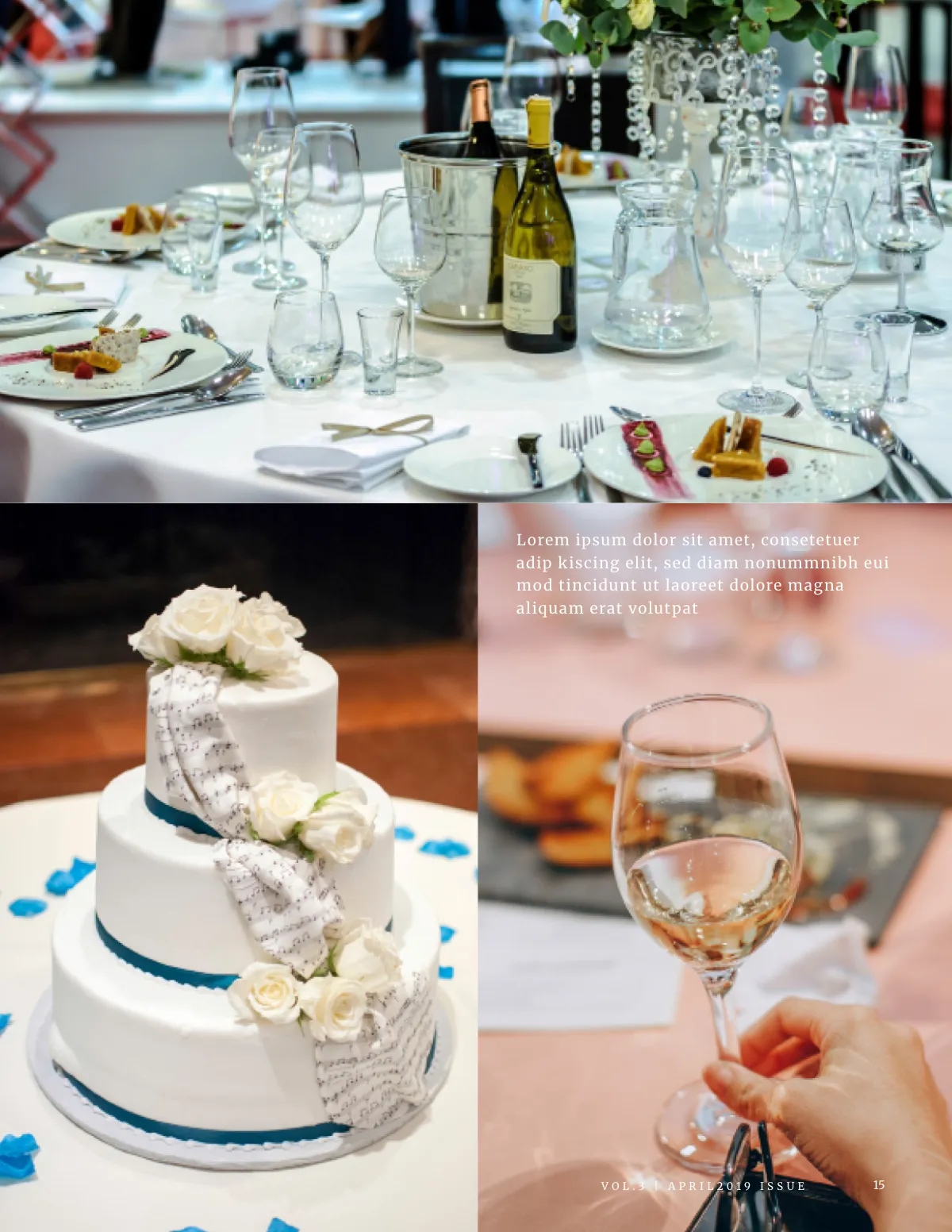 Free Bridal Wedding Magazine Template to Edit Online