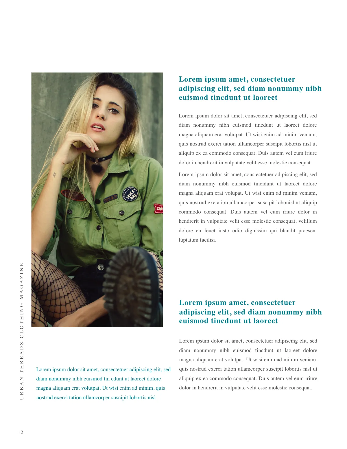 Free Clothing Magazine Template to Edit Online