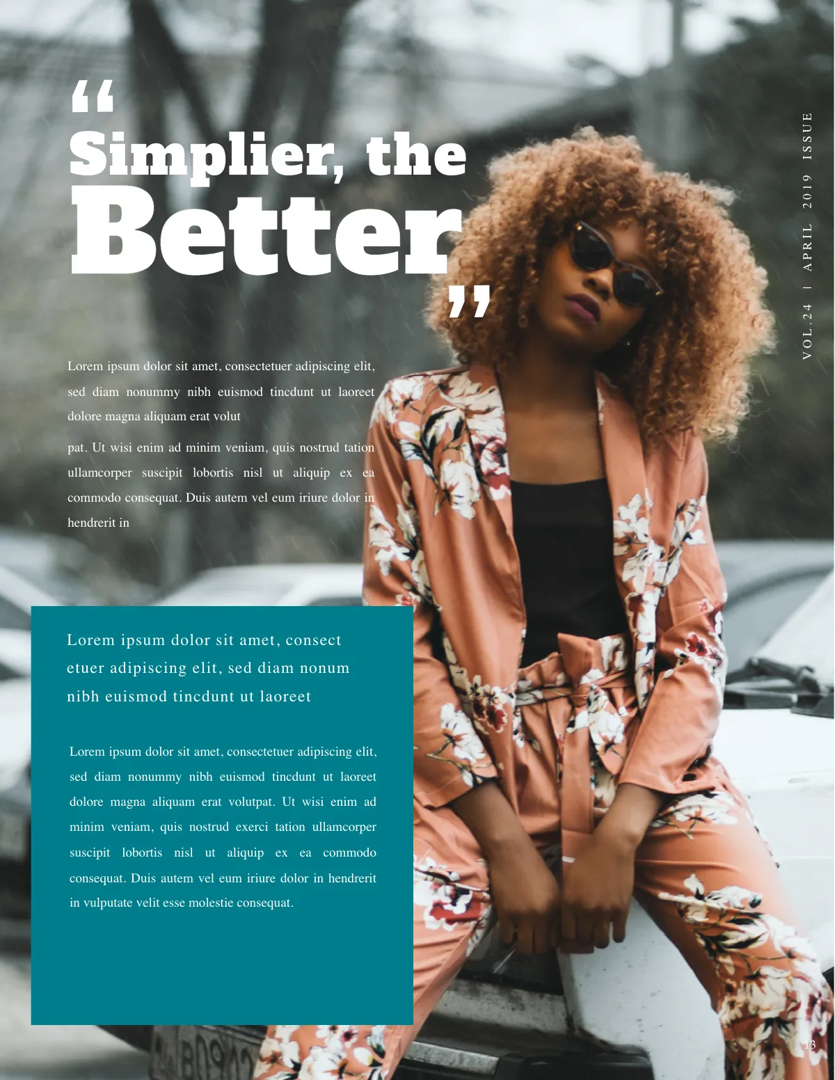 Free Clothing Magazine Template to Edit Online