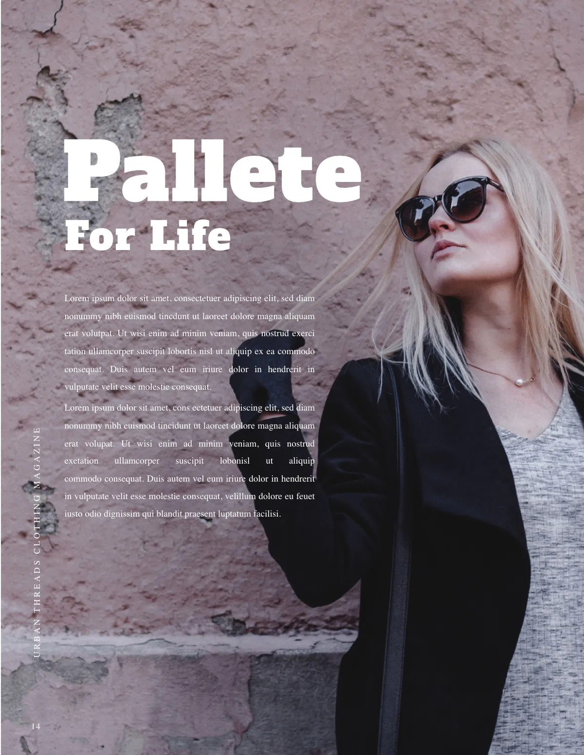 Free Clothing Magazine Template to Edit Online