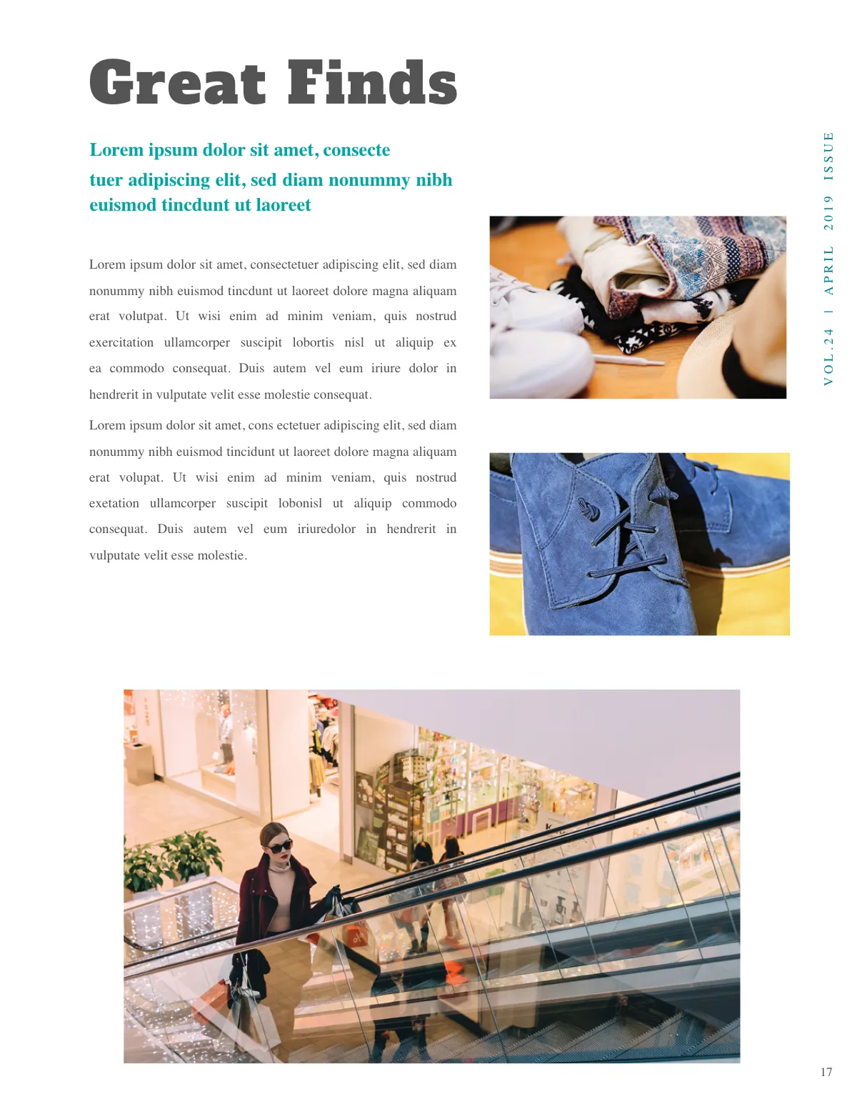 Free Clothing Magazine Template to Edit Online