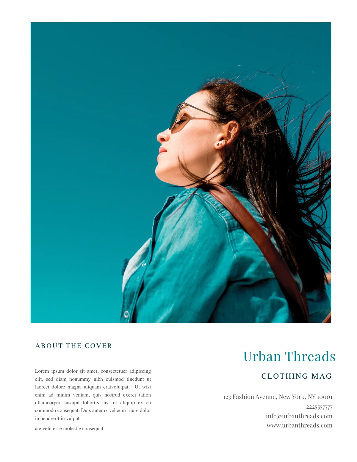 Free Clothing Magazine Template to Edit Online