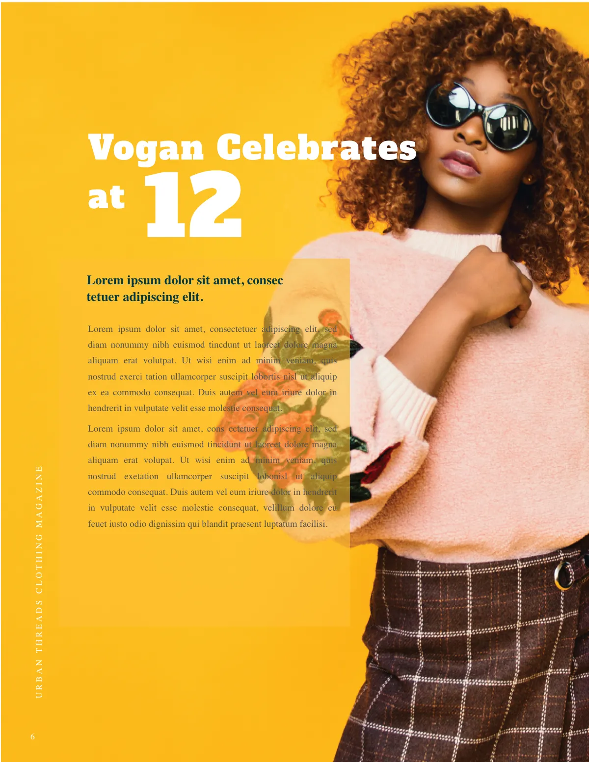 Free Clothing Magazine Template to Edit Online