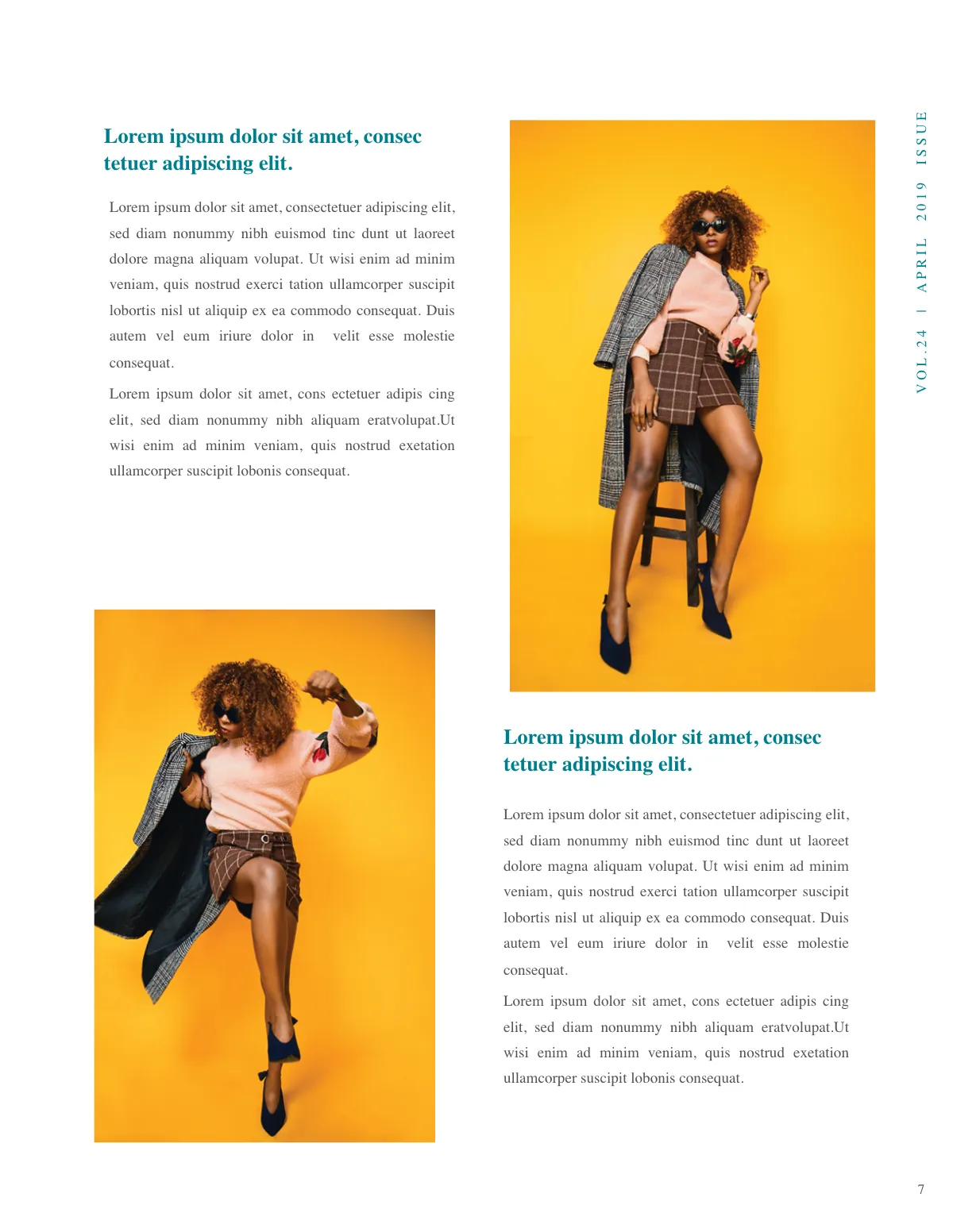 Free Clothing Magazine Template to Edit Online