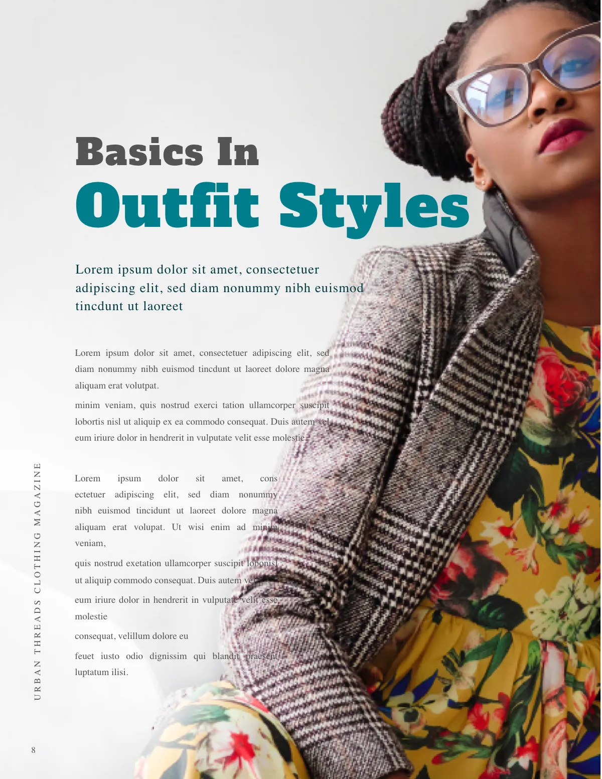Free Clothing Magazine Template to Edit Online