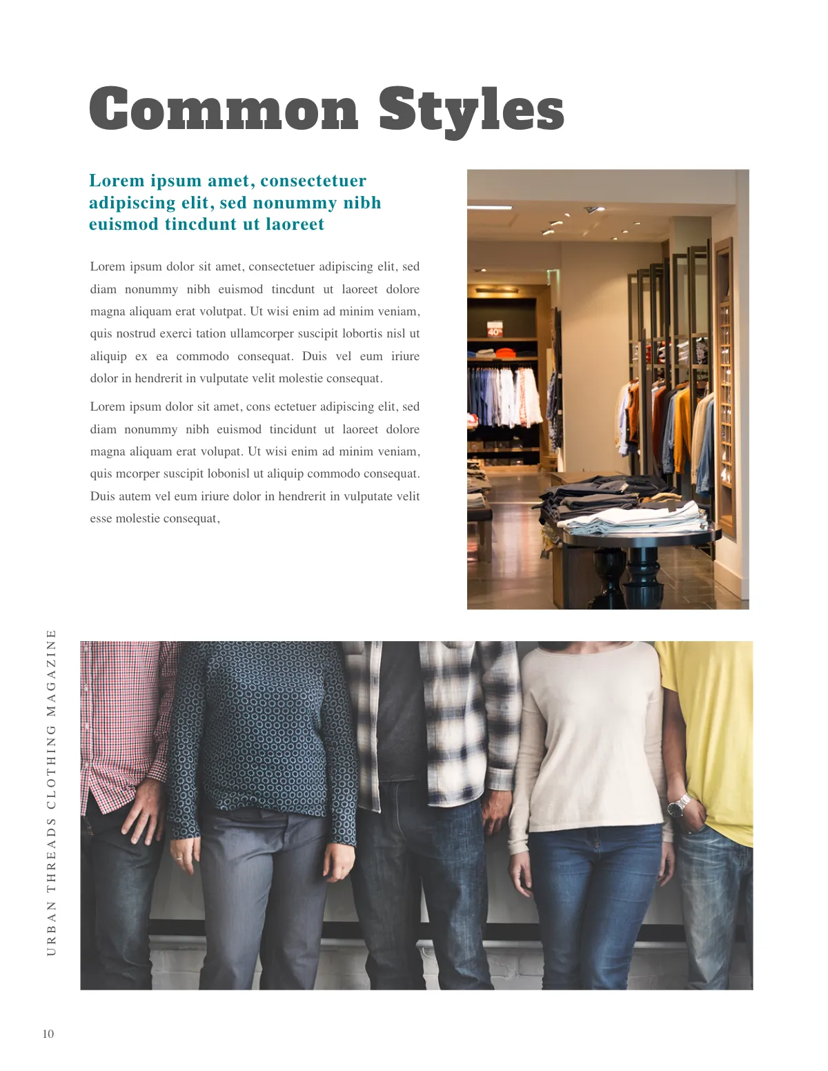 Free Clothing Magazine Template to Edit Online