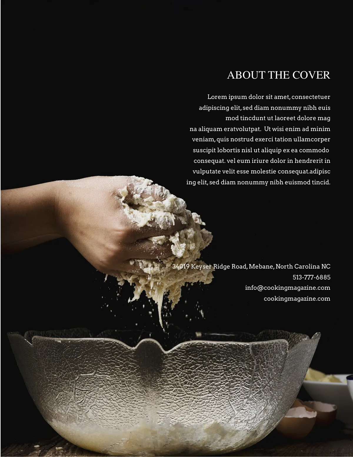 Free Cooking Magazine Template to Edit Online