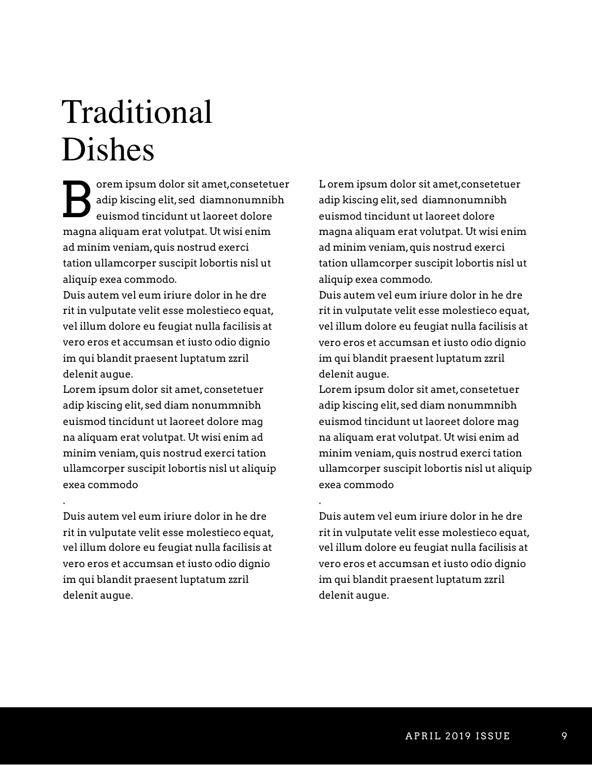 Free Cooking Magazine Template to Edit Online