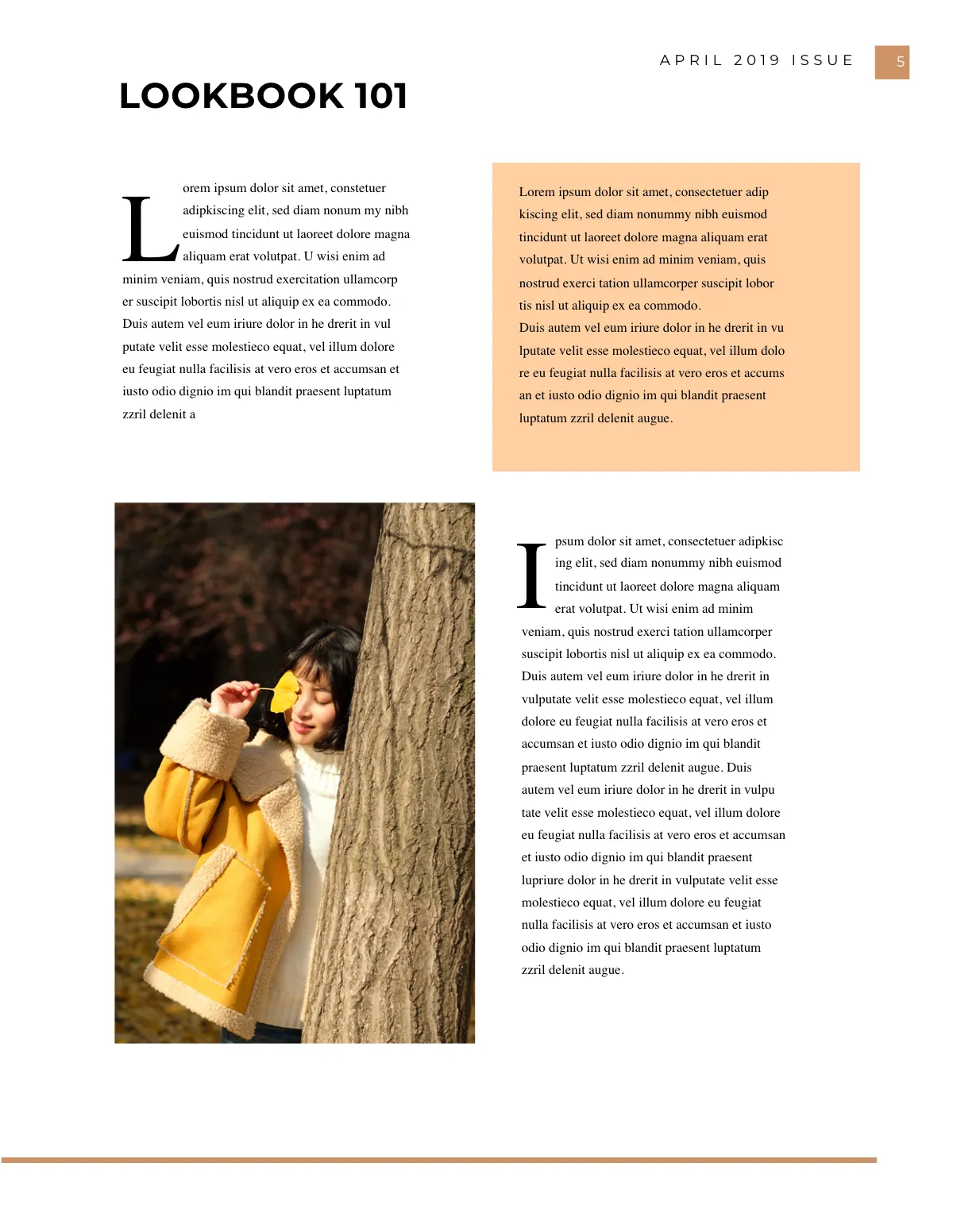 Free Lookbook Magazine Template to Edit Online