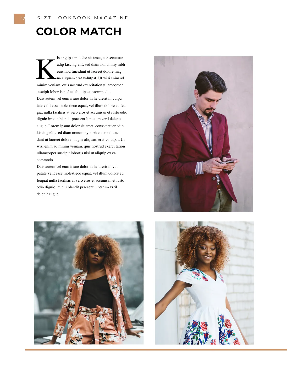 Free Lookbook Magazine Template to Edit Online