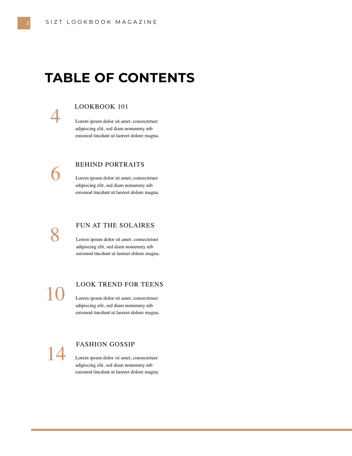 Free Lookbook Magazine Template to Edit Online