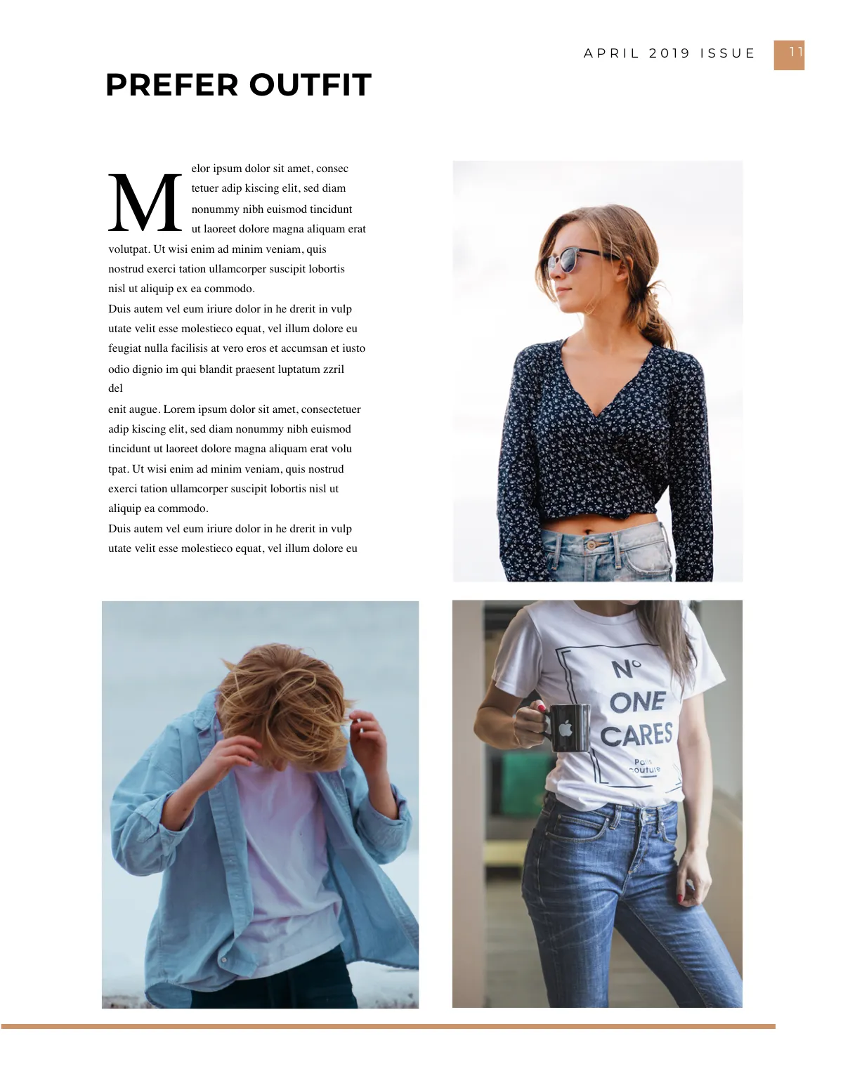 Free Lookbook Magazine Template to Edit Online