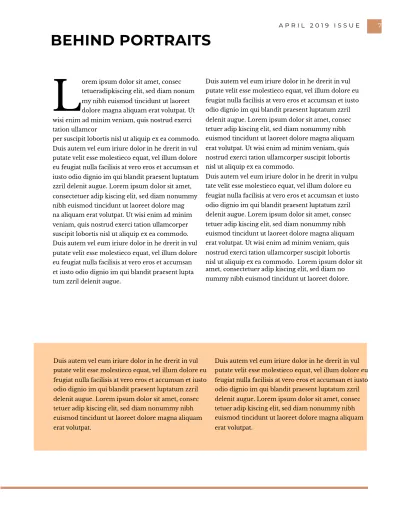 Free Lookbook Magazine Template to Edit Online