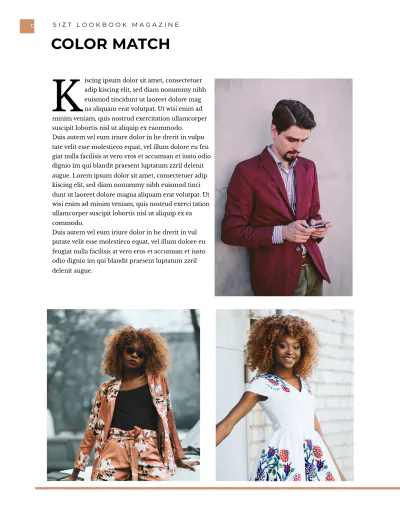 Free Lookbook Magazine Template to Edit Online