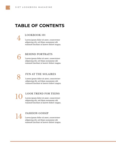 Free Lookbook Magazine Template to Edit Online