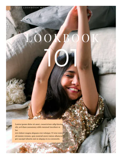 Free Lookbook Magazine Template to Edit Online