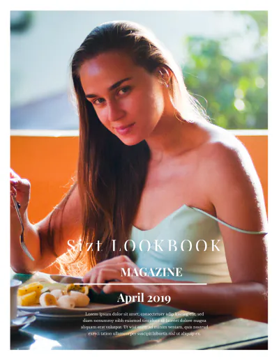 Free Lookbook Magazine Template to Edit Online