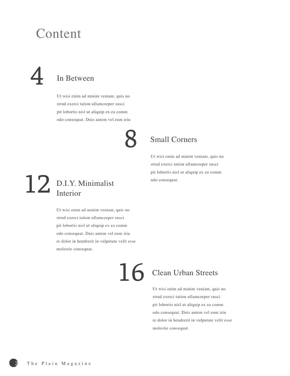 Free Minimalist Lookbook Magazine Template to Edit Online