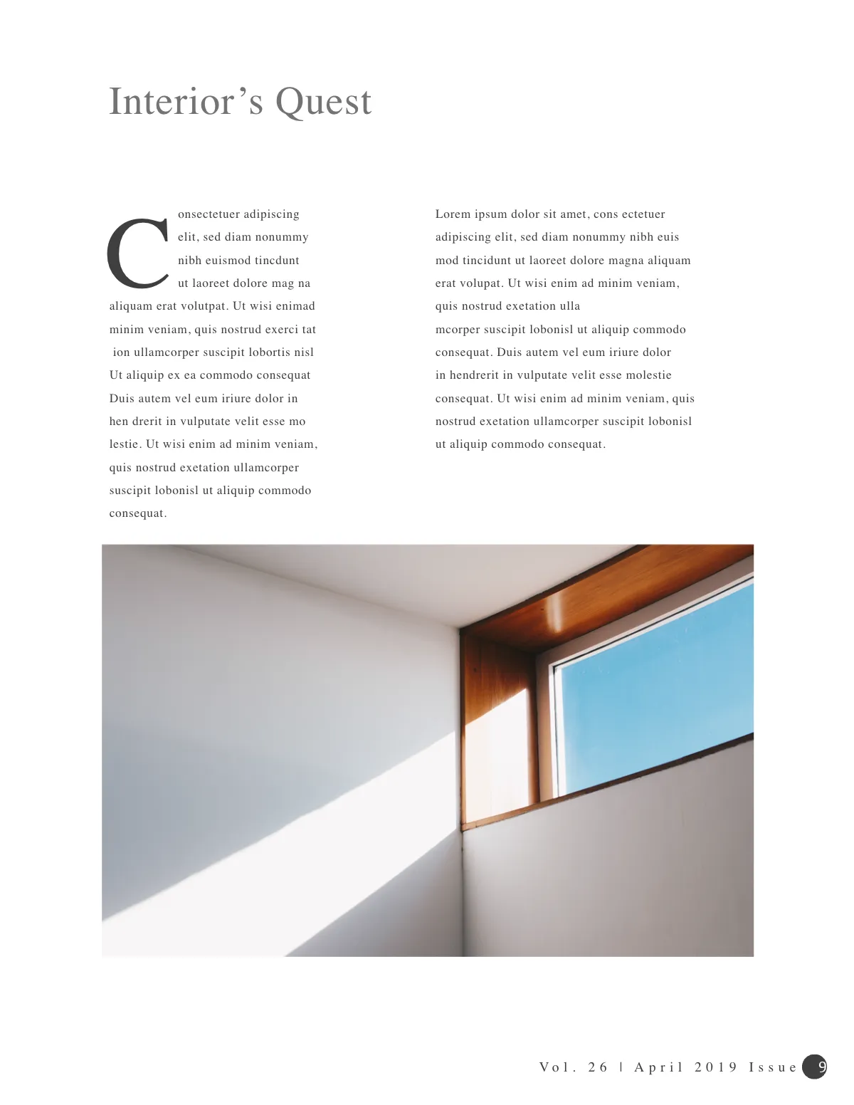 Free Minimalist Lookbook Magazine Template to Edit Online