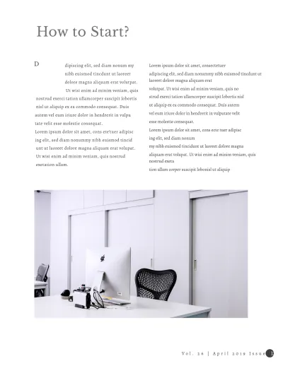 Free Minimalist Lookbook Magazine Template to Edit Online
