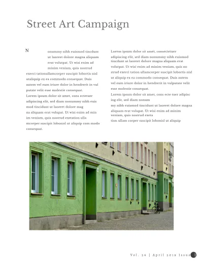 Free Minimalist Lookbook Magazine Template to Edit Online