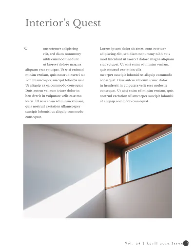 Free Minimalist Lookbook Magazine Template to Edit Online