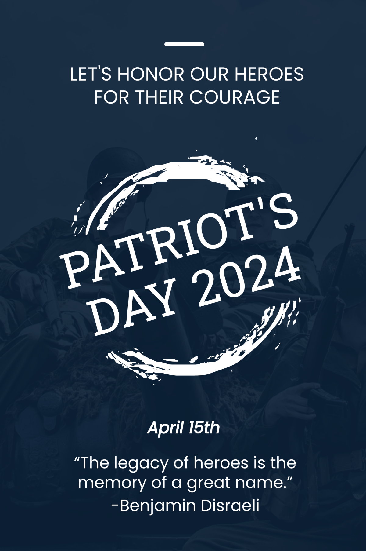 Patriot's Day Tumblr Post Template