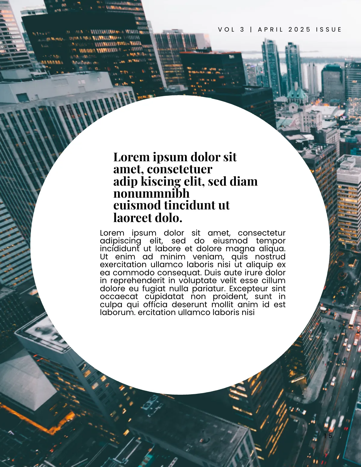 Free Sample Business Magazine Template to Edit Online