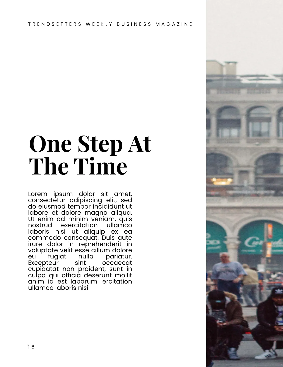 Free Sample Business Magazine Template to Edit Online