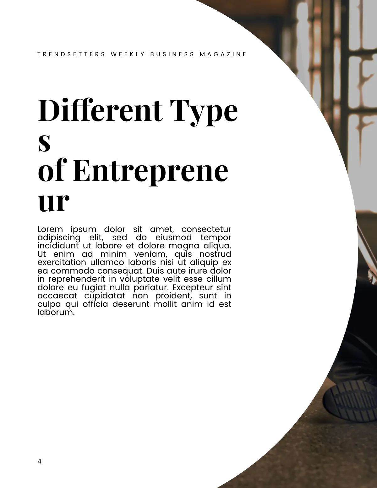 Free Sample Business Magazine Template to Edit Online