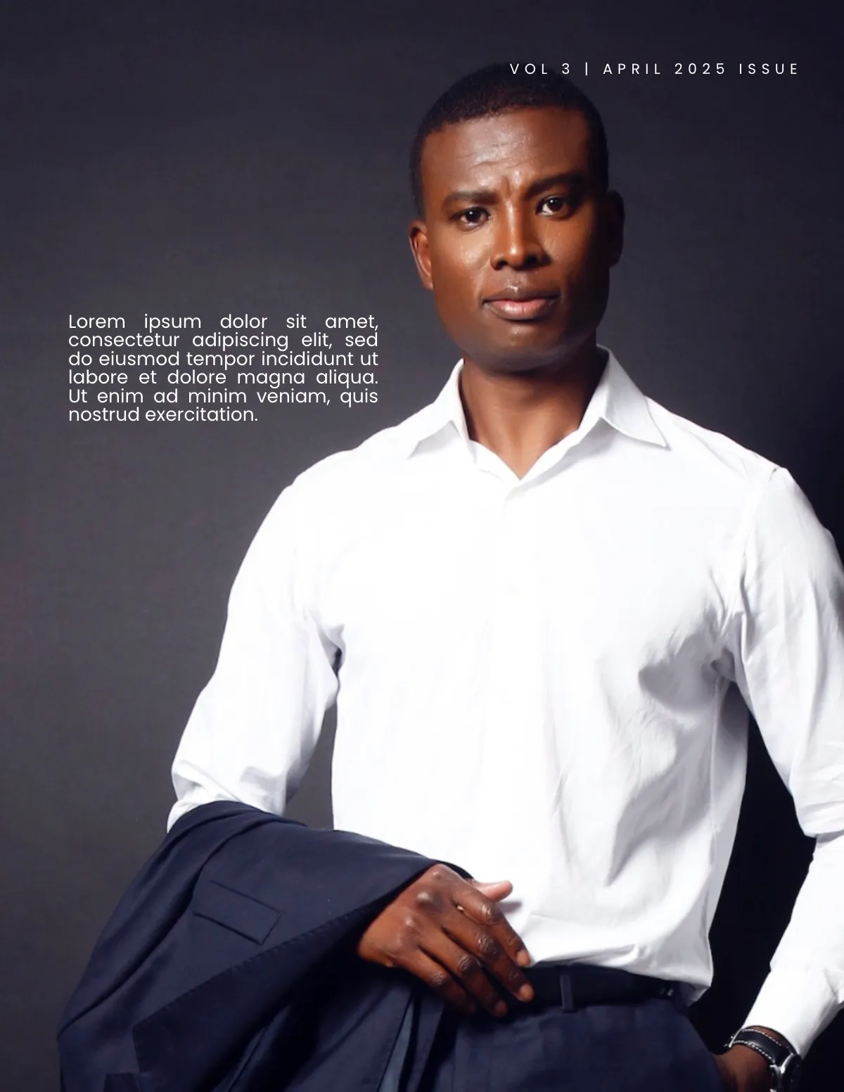 Free Sample Business Magazine Template to Edit Online