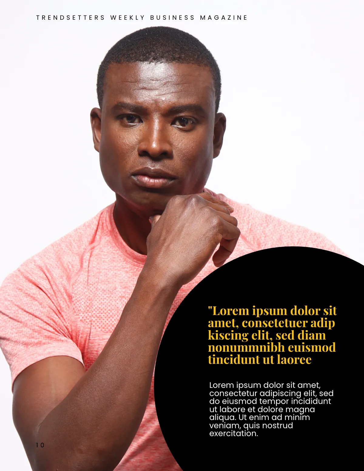 Free Sample Business Magazine Template to Edit Online