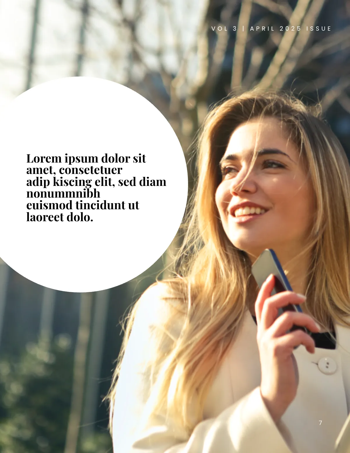 Free Sample Business Magazine Template to Edit Online