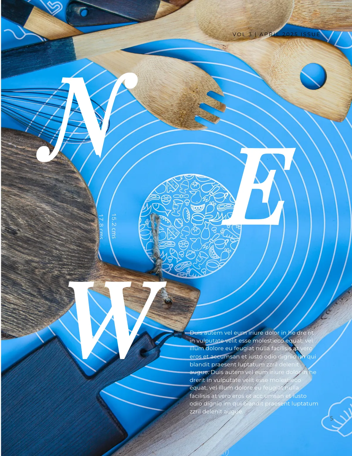 Free Kitchenware Marketing Magazine Template to Edit Online