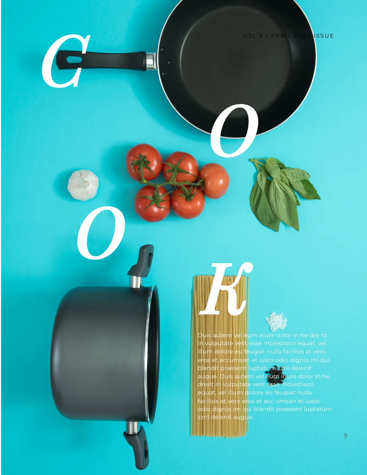 Free Kitchenware Marketing Magazine Template to Edit Online
