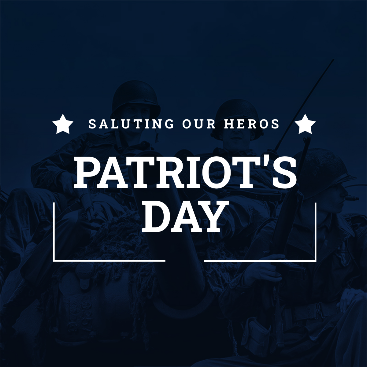Patriot's Day Pinterest Profile Photo Template