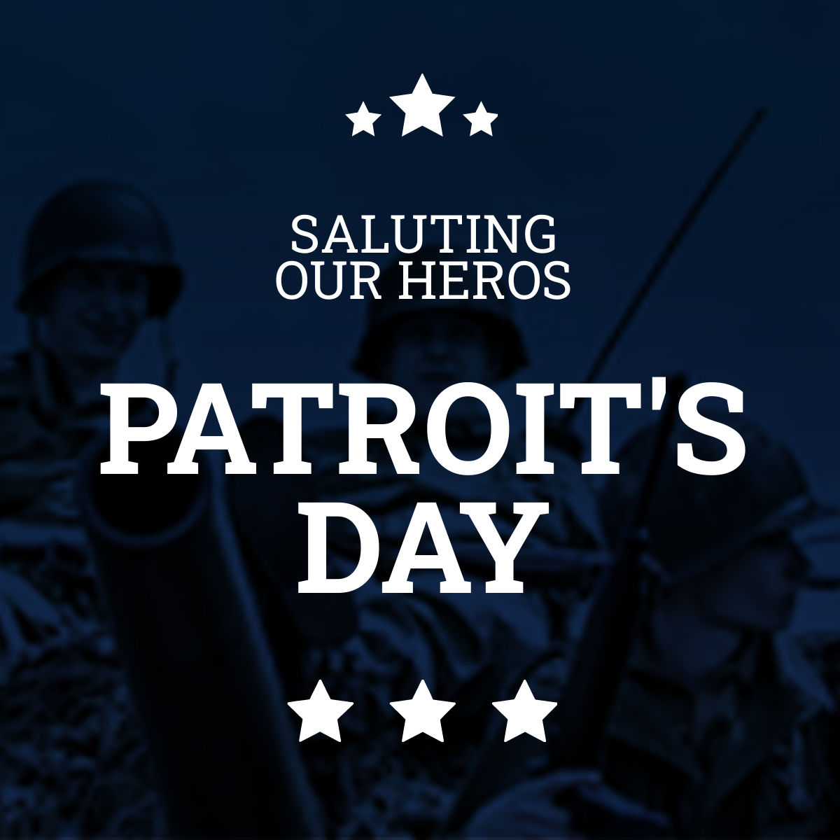 Patriot's Day Pinterest Board Cover Template