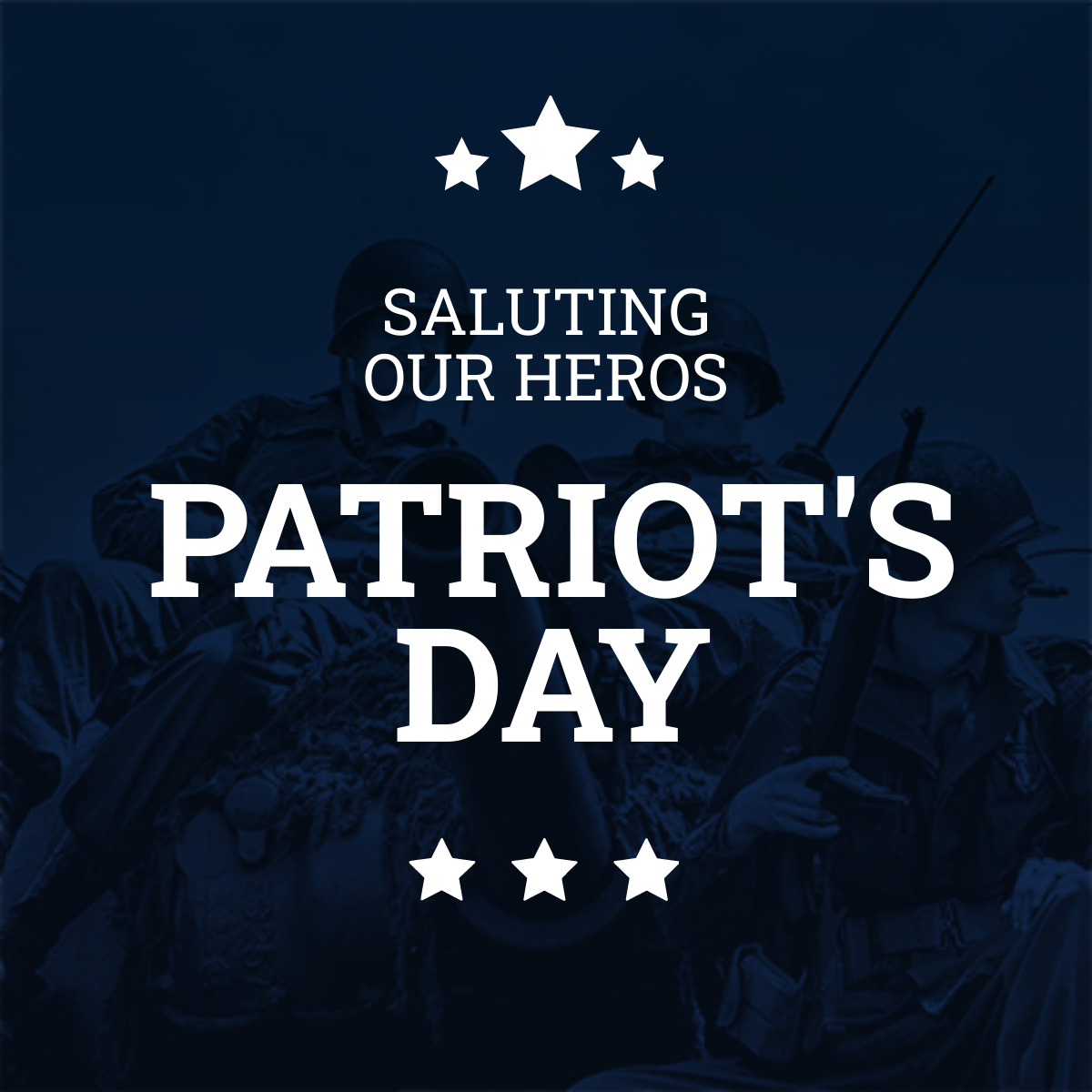 Patriot's Day Twitter Profile Photo Template
