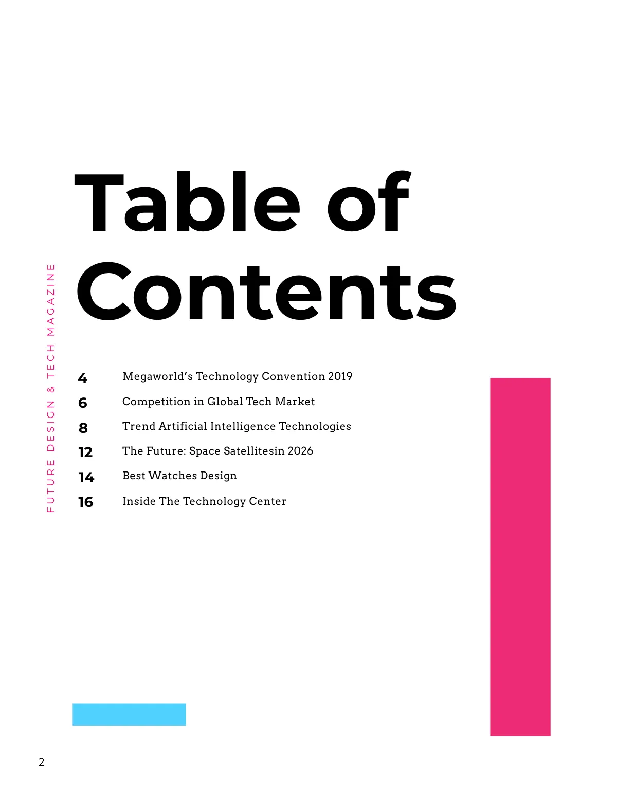 Free Design and Tech Magazine Template to Edit Online