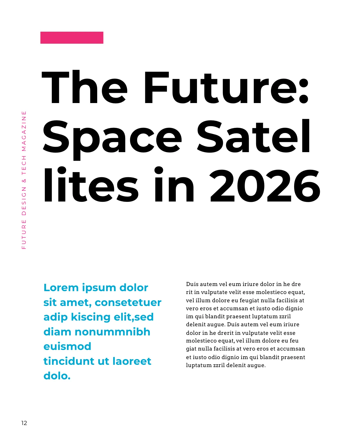 Free Design and Tech Magazine Template to Edit Online