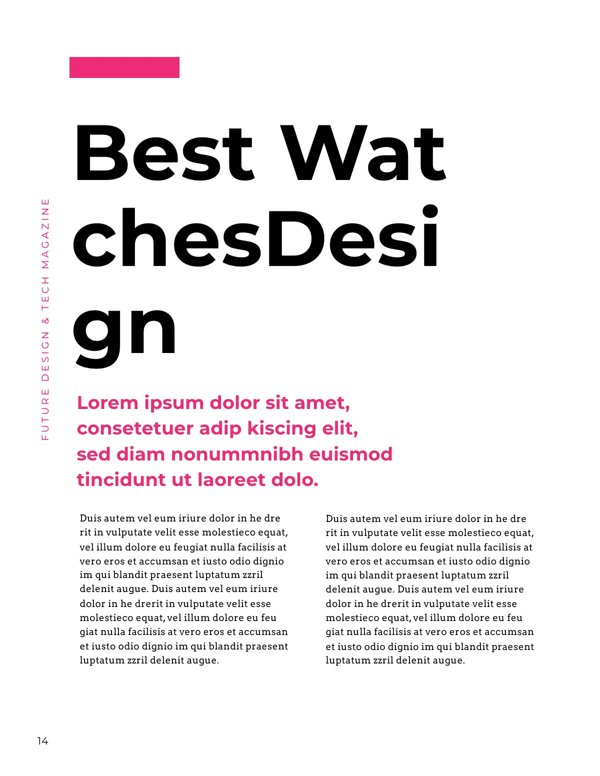 Free Design and Tech Magazine Template to Edit Online