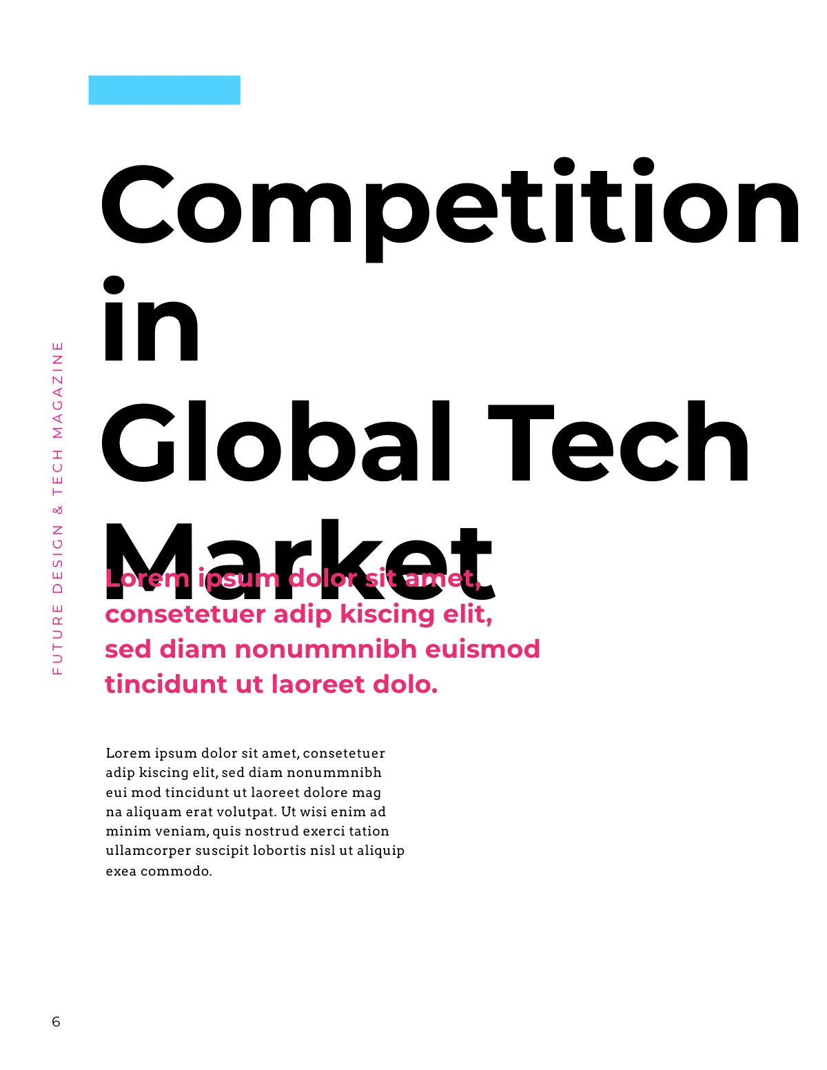 Free Design and Tech Magazine Template to Edit Online